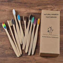 Eco Friendly  bamboo toothbrush - Mixed color